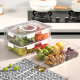 4-Compartment Plastic Tupperware